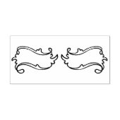 Exclusieve   dubbele banner verdeler rubberstempel (Afrduk)