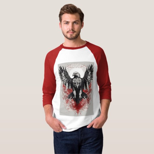 Exclusieve Eagle Design T-shirt te koop (Voorkant volledig)