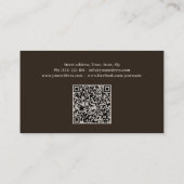 Exclusieve gepersonaliseerde cadeaus voor zakenpar visitekaartje (Achterkant)