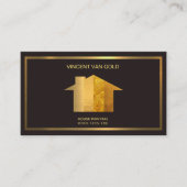 Exclusieve Gold Home-verfservices Visitekaartje (Voorkant)