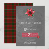 Exclusieve hair Salon met Kerstmis Open House Part Kaart (Voorkant / Achterkant)