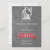 Exclusieve hair Salon met Kerstmis Open House Part Kaart (Voorkant)
