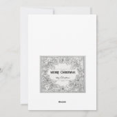 Exclusieve kerst Wenskaarten Feestdagenkaart (Achterkant)