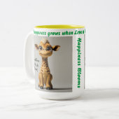 Exclusieve koffie Mok voor liefde en geluk (Voorkant links)