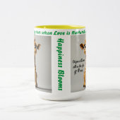 Exclusieve koffie Mok voor liefde en geluk (Center)