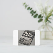 Exclusieve Mannen Mode Store Korting Kaart – Opsla (Staand voorkant)