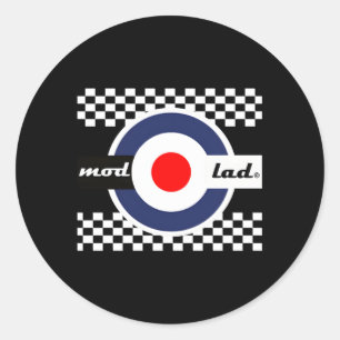 Exclusieve Mod Lad Mods Scooter Origineel werk Ronde Sticker