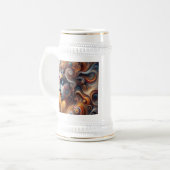 Exclusieve mok krishna geschilderd (Voorkant links)