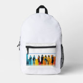 "Exclusieve online verkoop: [lederen beg]- Limited Bedrukte Rugzak (Voorkant)