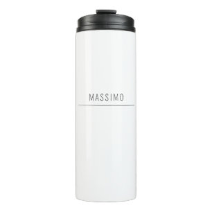 Exclusieve Persoonlijke Klassieke Zwarte Witte Eig Thermosbeker