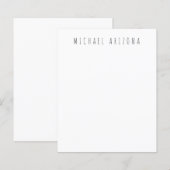 Exclusieve persoonlijke moderne naam Minimalist to (Voorkant / Achterkant)