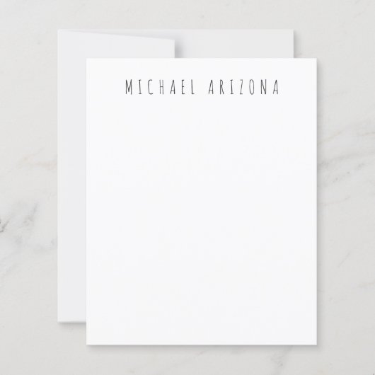 Exclusieve persoonlijke moderne naam Minimalist to (Voorkant)