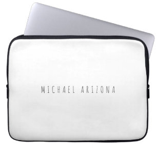 Exclusieve persoonlijke moderne naam Minimalist to Laptop Sleeve
