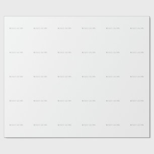 Exclusieve Persoonlijke Moderne Naam Minimalistisc Cadeaupapier