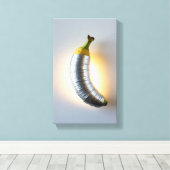 Exclusieve Premium ducttape banaan Canvas Afdruk (Insitu (Houten vloer))