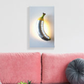 Exclusieve Premium ducttape banaan Canvas Afdruk (Insitu (Woonkamer))