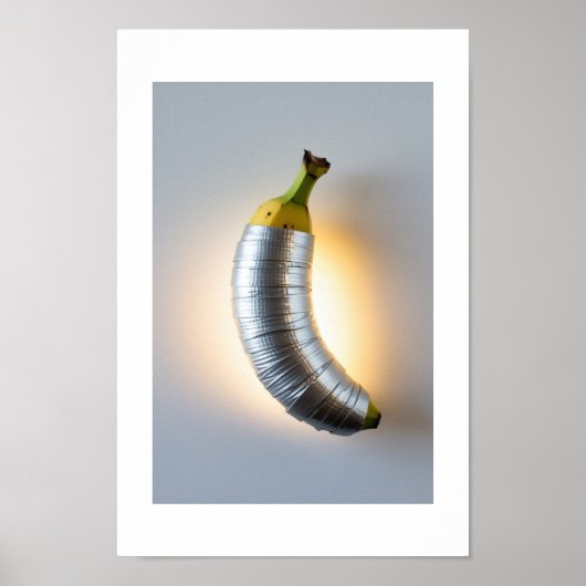Exclusieve Premium ducttape banaan Poster (Voorkant)