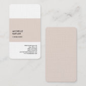 Exclusieve professionele unieke visitekaartje (Voorkant / Achterkant)