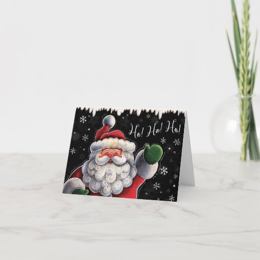 Exclusieve Santa Christmas Note Kaart (Voorkant)