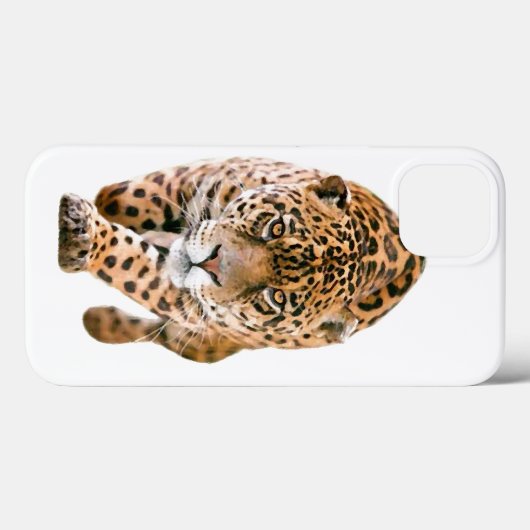 Exclusieve speciale jaguar-ogen Case-Mate iPhone case (Achterkant (horizontaal))
