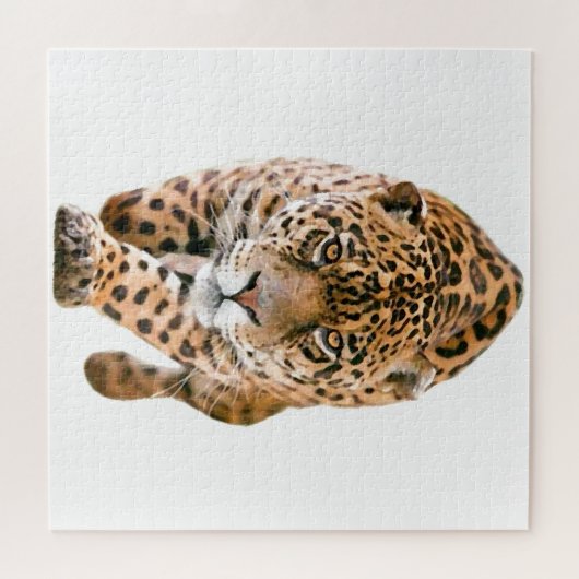 Exclusieve speciale jaguar-ogen legpuzzel (Horizontaal)