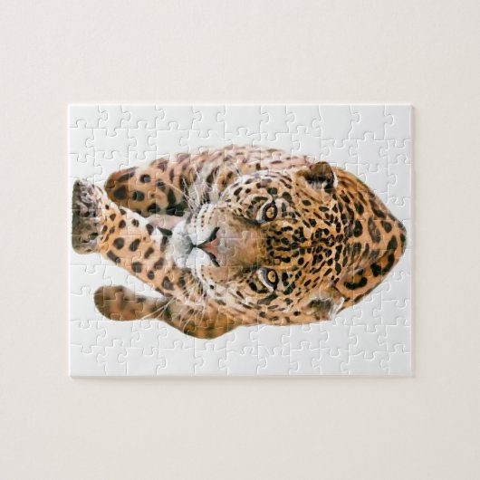 Exclusieve speciale jaguar-ogen legpuzzel (Horizontaal)