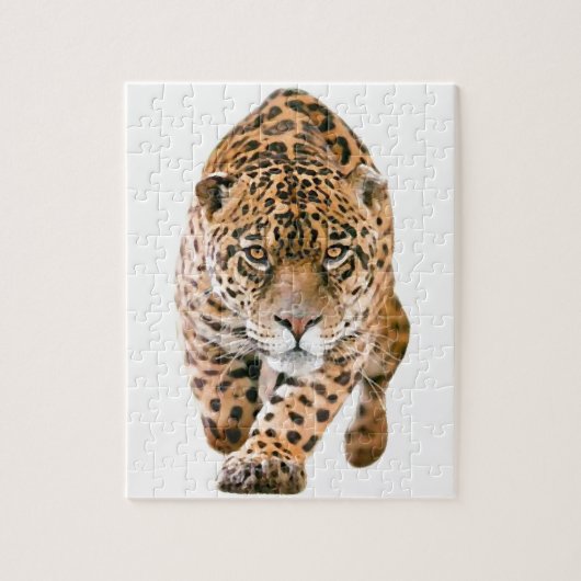 Exclusieve speciale jaguar-ogen legpuzzel (Verticaal)