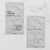 Exclusieve speciale moderne unieke minimalistische visitekaartje (Voorkant / Achterkant)