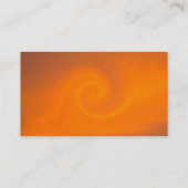 Exclusieve speciale vlakte Sinaasappel Modern Tren Visitekaartje (Achterkant)