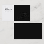 Exclusieve speciale zwarte witte tonercartridge visitekaartje (Voorkant / Achterkant)