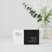 Exclusieve speciale zwarte witte tonercartridge visitekaartje (Staand voorkant)