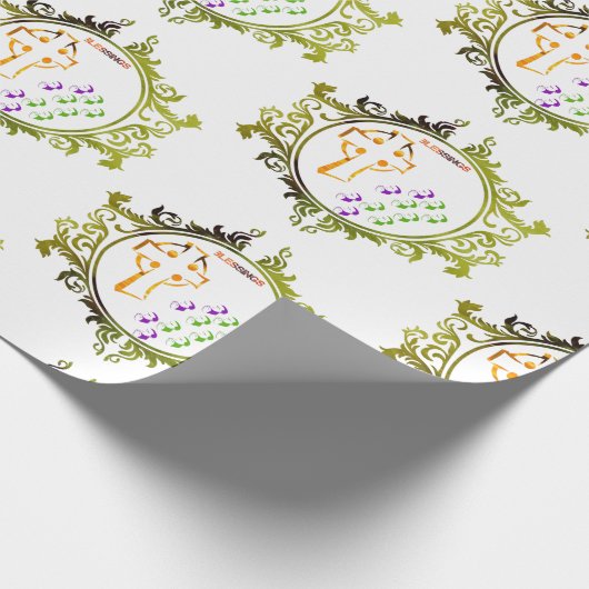 exclusieve tekenstijl cadeaupapier (Hoek)