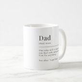 Exclusieve vader mok, Gezegde mok, Nieuwe vader Koffiemok (Voorkant rechts)