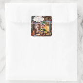 Exclusieve Vakantie Editie! Vierkante Sticker (Tas)