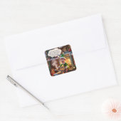 Exclusieve Vakantie Editie! Vierkante Sticker (Envelop)