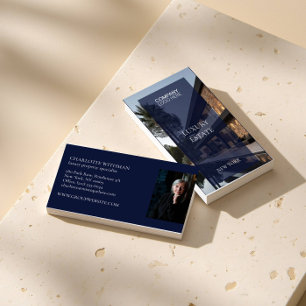 Exclusieve vastgoedfoto Luxe makelaar Visitekaartje