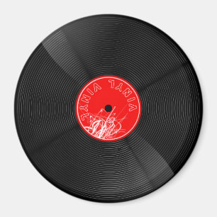 Exclusieve vinylplaat magneet