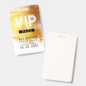 Exclusieve VIP Access Event workshop Badge (Voor- en achterkant)