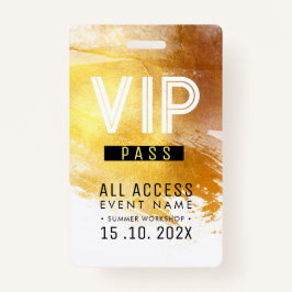 Exclusieve VIP Access Event workshop Badge