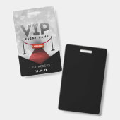 Exclusieve VIP-toegangsevenement Badge (Voor- en achterkant)