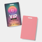Exclusieve VIP-toegangsevenement Badge (Voor- en achterkant)