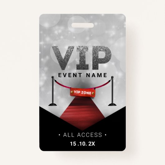 Exclusieve VIP-toegangsgebeurtenis Badge (Voorkant)