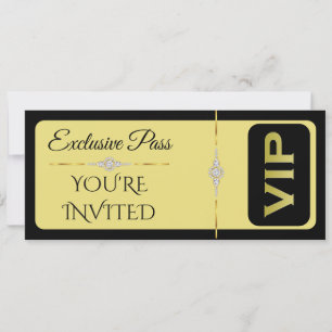 Exclusieve VIP-verjaardag verjaardag Kaart