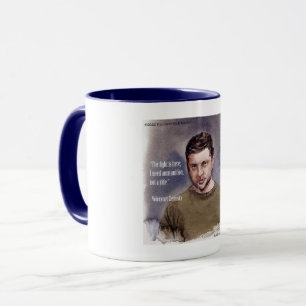 Exclusieve Volodymir Zelensky & Quote koffiemok  Mok