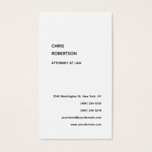 Exclusieve zwart-wit moderne unieke profielkaart visitekaartje