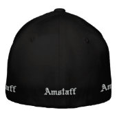 exclusive amstaff cap geborduurde pet (Achterkant)