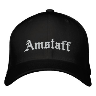 exclusive amstaff cap geborduurde pet