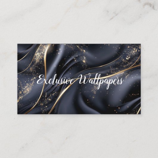Exclusive Handmade Luxury Wallpapers Visitekaartje (Voorkant)