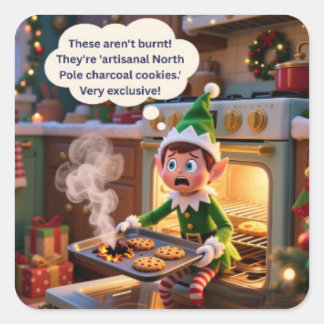 Exclusive Holiday Edition! Vierkante Sticker