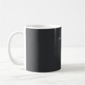 Exclusive Personal Classical Black White Own Name Koffiemok (Links)